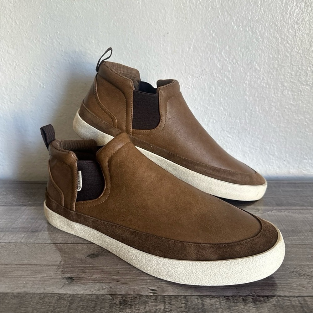 Staheekum Men's Brown Chelsea Shoe Ankle Boots in Size 11